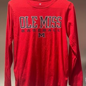 Fanatics Ole Miss long sleeve tee small
